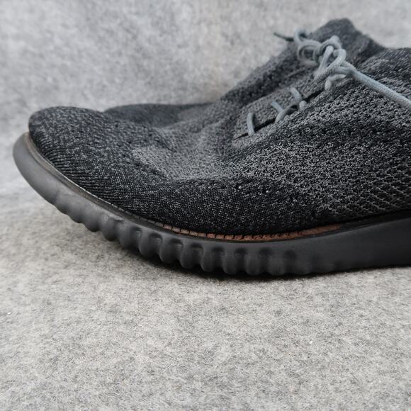 Cole Haan Shoes Mens 13 Oxford Sneaker ZeroGrand Stitchlite Wingtip Black Grey main image 5